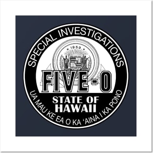 Hawaii Five-O Special Investigator Shield Posters and Art